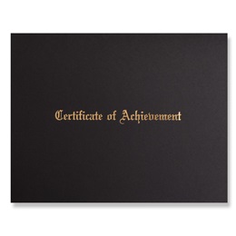 Certificate Holder - Certificate of Achievement