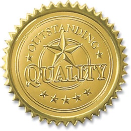Gold Foil Seals - Outstanding Quality