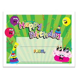 Birthday Party Certificates Pack