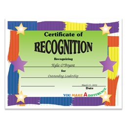 Recognition Certificates Pack