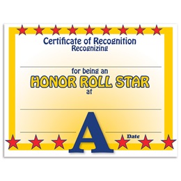 A Honor Roll Certificates Pack