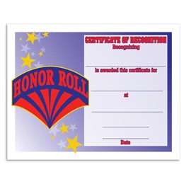 Honor Roll/Superhero Certificates Pack