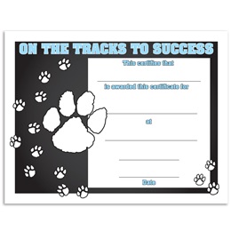 On the Tracks to Success Certificates Pack