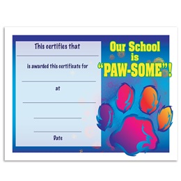 Our School is Pawsome Certificates Pack