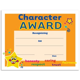 Smiley Star Character Award Certificates Pack
