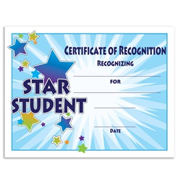 Star Student/Starburst Certificates Pack