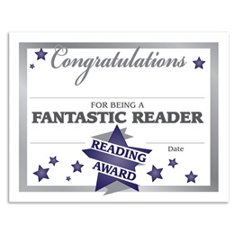 Fantastic Reader Certificates Pack