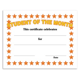 Student of the Month Certificates Pack