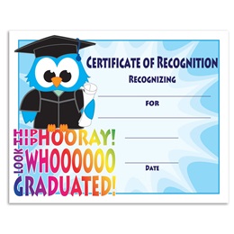 Graduation/Blue Owl Certificates Pack