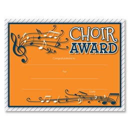 Choir Award Certificates Pack