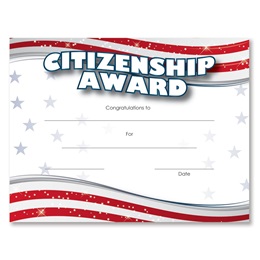 Stripes Citizenship Award Certificates Pack