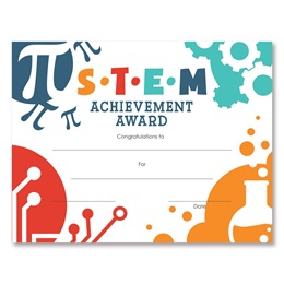 S.T.E.M. Achievement Award Certificates Pack