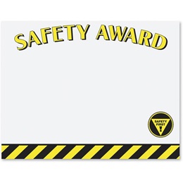Award Certificates - Safety Award
