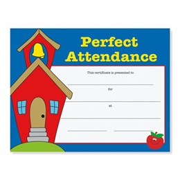 Award Certificates - Perfect Attendance