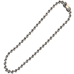 Silver Ball Chains -24"