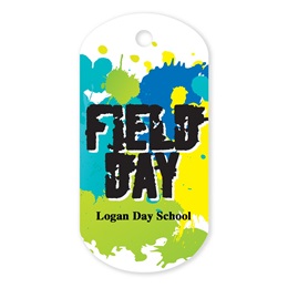 Field Day Custom Plastic-Coated Dog Tag