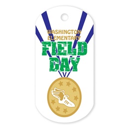 Field Day Custom Plastic-Coated Dog Tag