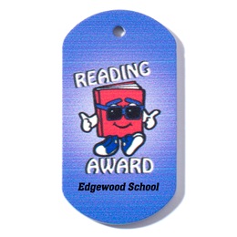 Custom Dog Tag - Reading Award