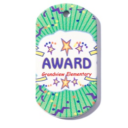 Custom Dog Tag - Award