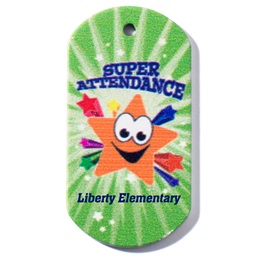 Custom Dog Tag - Super Attendance