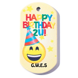 Custom Dog Tag - Happy Birthday 2U