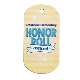 Custom Dog Tag - Honor Roll Award