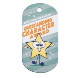 Custom Dog Tag - Outstanding Character Award