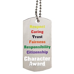 Character Award Dog Tag