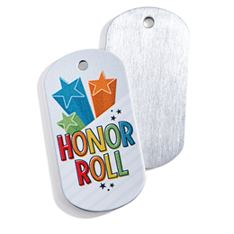 Honor Roll Metal Dog Tag