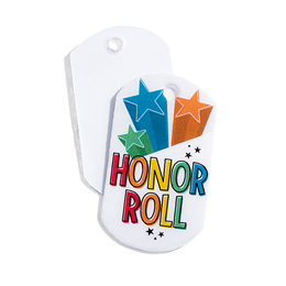 Honor Roll Plastic-Coated Dog Tag