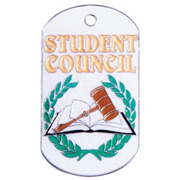 Dog Tag - Student Council Glitter