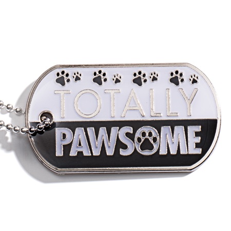 Totally Pawsome Enamel Dog Tag | Anderson's