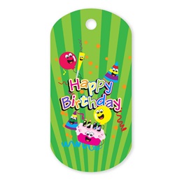 Birthday Plastic-Coated Dog Tag