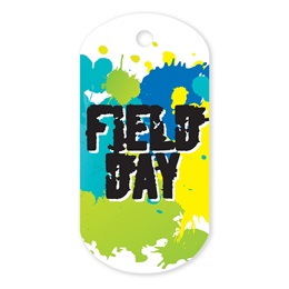 Field Day Plastic-Coated Dog Tag
