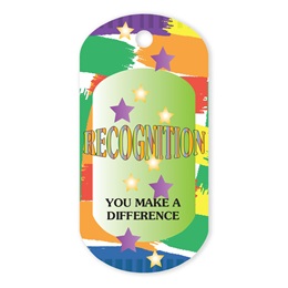 Recognition Plastic-Coated Dog Tag