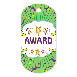 Award Plastic-Coated Dog Tag