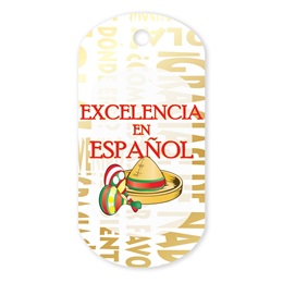 Spanish Excellence Plastic-Coated Dog Tag