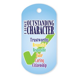 Character Plastic-Coated Dog Tag
