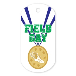 Field Day Plastic-Coated Dog Tag