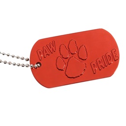 Dog Tag - Paw Pride Red