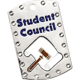 Bling Dog Tag - Student Council