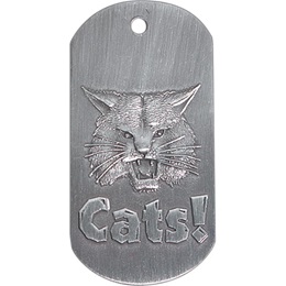 Embossed Dog Tag - Cats