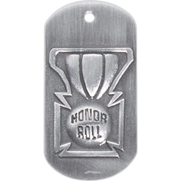 Embossed Dog Tag - Honor Roll