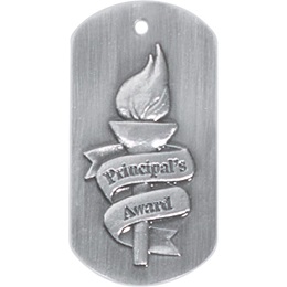 Embossed Dog Tag - Principal's Award