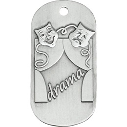 Embossed Dog Tag - Drama