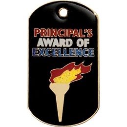 Glitter Dog Tag - Principal's Award