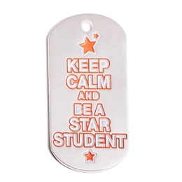 Star Student Colorful Dog Tag