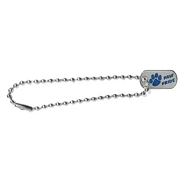 Mini Dog Tag - Blue Paw Pride