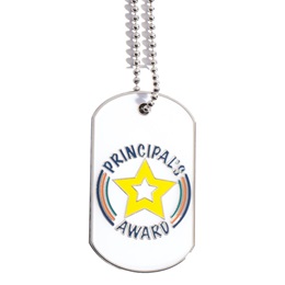 Enamel Dog Tag - Principal's Award