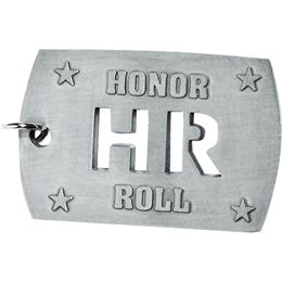 Cut Out Dog Tag - Honor Roll